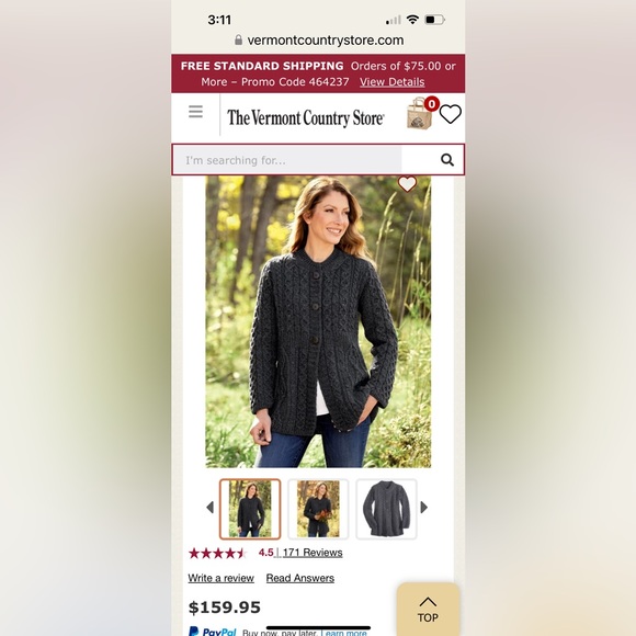 Vermont Country Store wool sweater XXL - Picture 8 of 8